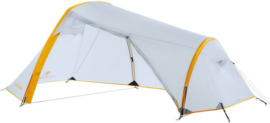 Ferrino Lightent Pro 3 Camping Tent Tunnel Gray with Double Cloth 4 Seasons for 3 People Waterproof 3000mm 215x115x80cm