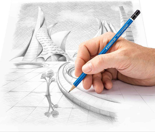 Staedtler Mars Lumograph Μολύβι 10H Μπλε