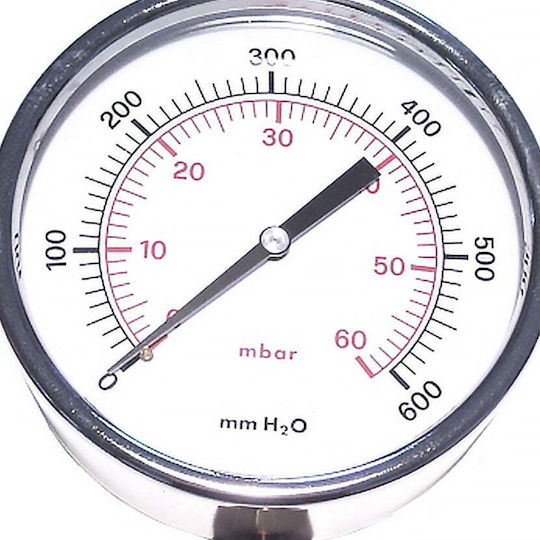 Brass Form 003-100-613 Manometer Vertikal 10 Bar