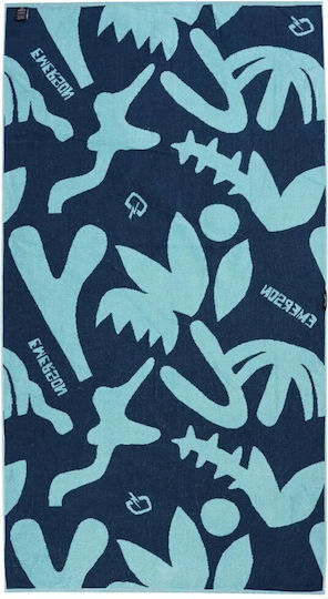 Emerson Beach Towel Cotton PR 266 Aqua 86x160cm.