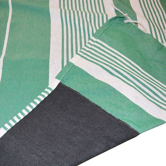 Viopros Nasia Green Pareo with Fringes 190x90cm
