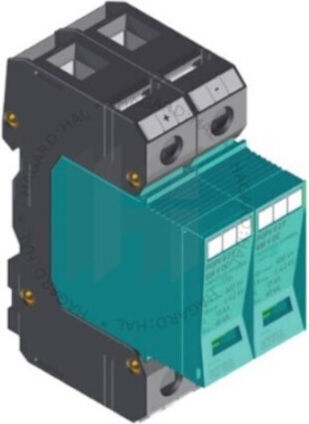 Kiwa Αντικεραυνικό Πίνακα Τύπου T3 Διπολικό Μέγιστου Ρεύματος Εκφόρτισης 40kA
