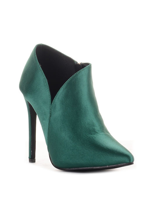 Famous Shoes Μποτάκια Πράσινα 8043-GREEN