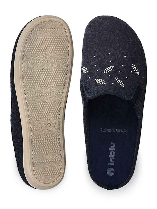 Winter Women's Slippers Blue