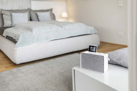 Pure Evoke Play Bluetooth Speaker 40W with Radio and Battery Life up to 12 hours Cotton White