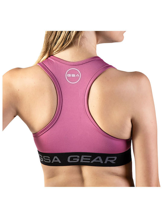 GSA UP & FIT Performance 17-27033 Women's Sports Bra without Padding Pink