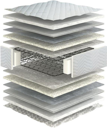 Fylliana Care Single Orthopedic Mattress 100x200x22cm with Springs