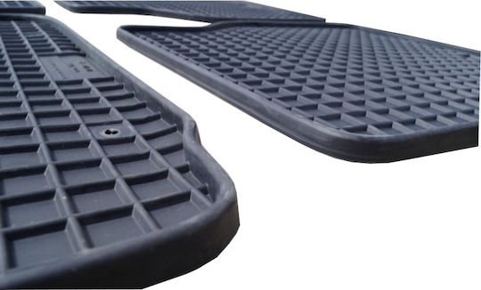 Gumarni Zubri Set Covorașe Față și Spate Tip Tavă 4buc din Furtun pentru Toyota Auris / Corolla 2007-2013 Negre