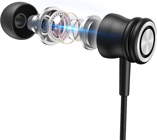 Havit E303P In-ear Handsfree με Βύσμα 3.5mm Ροζ