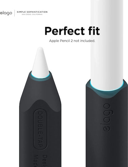 Elago Stylus Case Grip 2 Pack in Black/White color