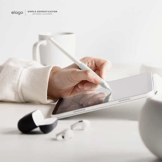 Elago Stylus Case Grip 2 Pack in Black/White color