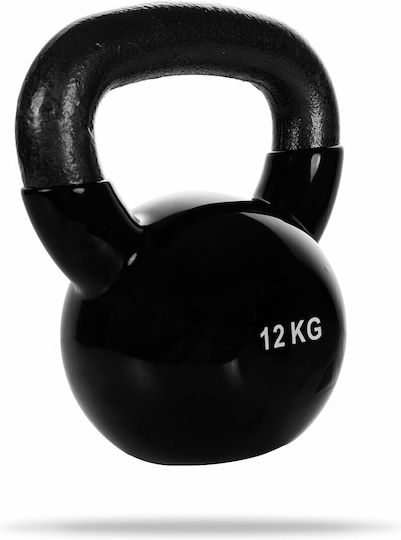 GymBeam Kettlebell Βινυλίου 4kg Μαύρο