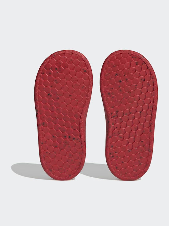 Marvel Advantage Hook Loop Παιδικά Sneakers με Σκρατς Λευκά