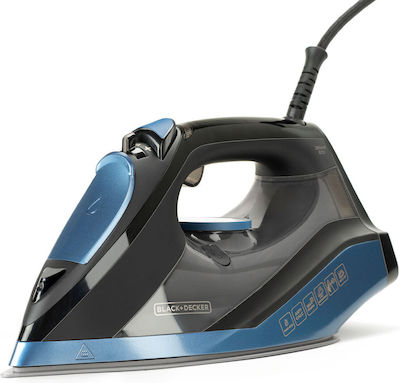 Black & Decker BXIR2801E Steam Iron 2800W with Continuous Steam 35g/min