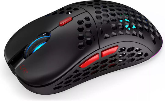 LIX Plus Drahtlos RGB Gaming Gaming Maus 19000 DPI Schwarz