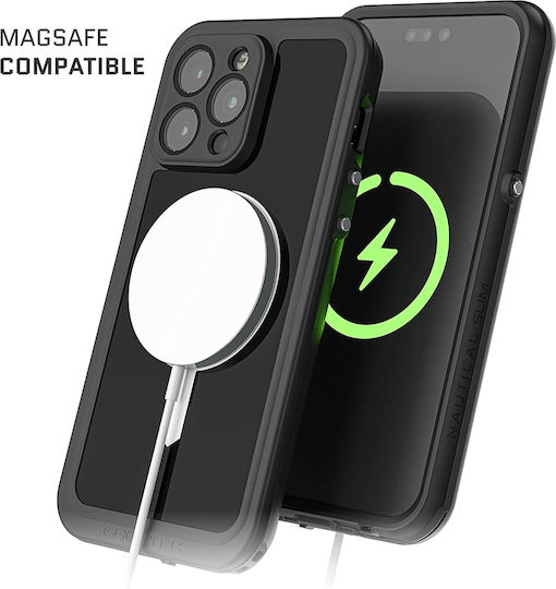 Ghostek Nautical Back Cover Plastic 2mm Waterproof Black (iPhone 14 Pro Max)