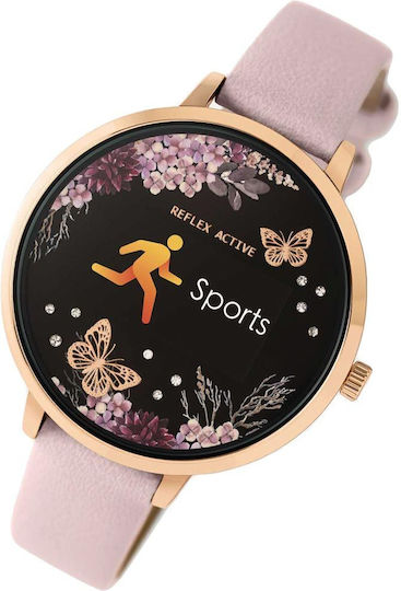 Reflex Active Series 03 Stainless Steel 38mm Smartwatch (Ροζ)