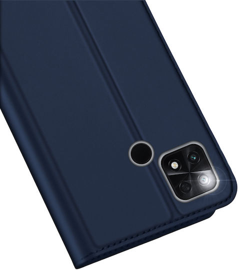 Dux Ducis Skin Pro Buchen Sie Synthetisches Leder Blau (Poco C40)