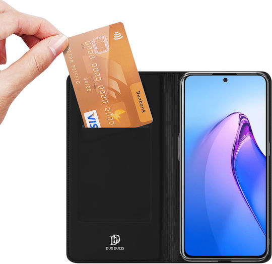 Dux Ducis Skin Pro Book Δερματίνης Μαύρο (Oppo Reno 8 Pro)