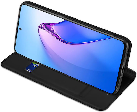Dux Ducis Skin Pro Book Δερματίνης Μαύρο (Oppo Reno 8 Pro)