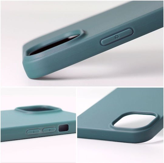 Matt Umschlag Rückseite Silikon Dark Green (Galaxy A13 4G)
