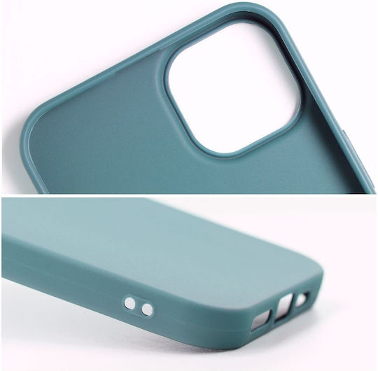 Matt Umschlag Rückseite Silikon Dark Green (Galaxy A13 4G)