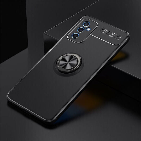 Ancus Autofocus Shockproof Umschlag Rückseite Silikon Schwarz (Galaxy M52)