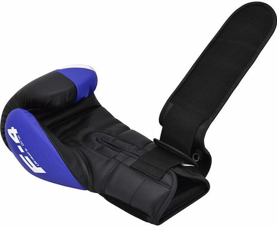 RDX Rex F4 Γάντια Πυγμαχίας από Συνθετικό Δέρμα για Αγώνα Μπλε