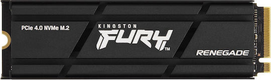 Kingston Fury Renegade cu Radiator SSD 4TB tip M.2 cu Conexiune PCI Express 4.0 și Radiator Compatibil cu PlayStation 5 SFYRDK/4000G