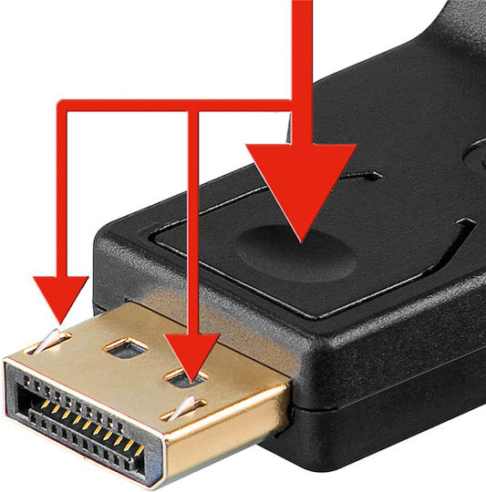 Goobay Μετατροπέας DisplayPort male σε VGA female 1τμχ 60606