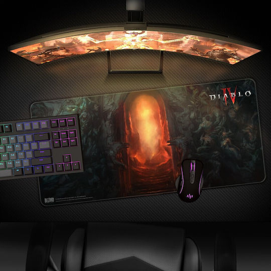 Blizzard Diablo IV Гейминг Мишка Подложка XXL 900мм Gate of Hell