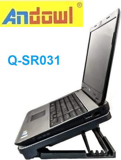 Andowl Q-SR03 Cooling Pad για Laptop έως 17" με 2 Ανεμιστήρες
