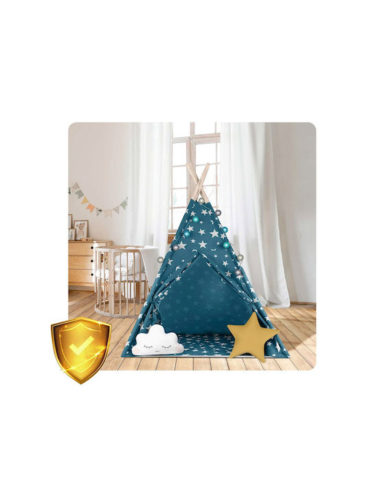 Nukido Kids Indian Teepee Play Tent for 3+ years Blue