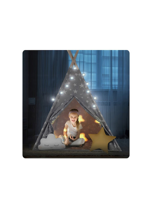 Nukido Indian Play Tent Gray for 3 Years and Up