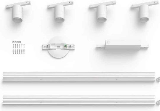Philips LED Warmes Weiß Spot mit 4 Lichtern in Weiß Farbe