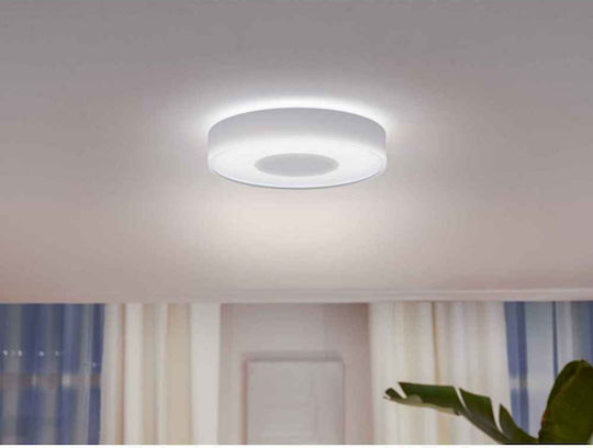 Philips Smart Πλαφονιέρα Οροφής 38.1εκ. Λευκή με Ενσωματωμένο LED