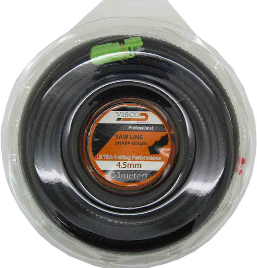 Visco Parts 4524 Μεσινέζα Οβάλ Στριφτή Μήκους 24m και Πάχους 4.5mm