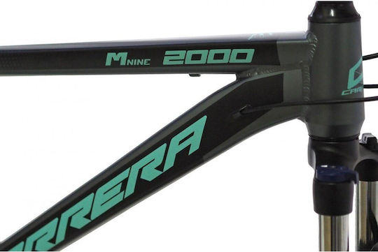 Carrera M9 2000 VB 29" 2023 Γκρι Mountain Bike με 21 Ταχύτητες