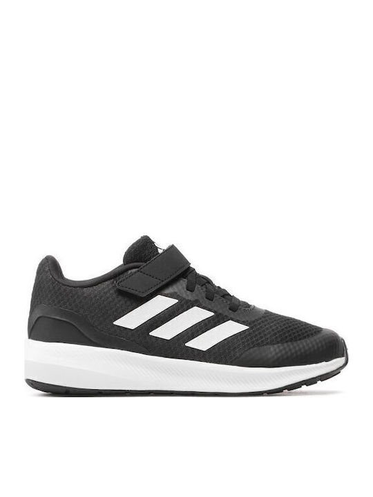 Runfalcon 3.0 El K Kids Sports Shoes Running with Hoop & Loop Closure Black