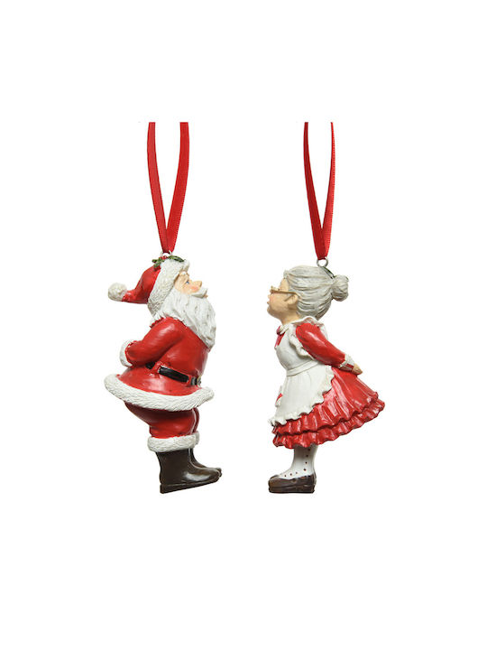 Santa Claus ornament polyresin 5x5x10 cm.