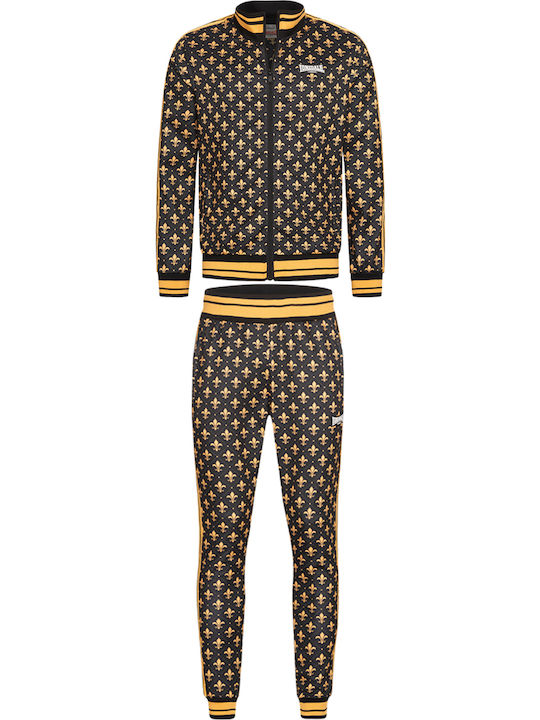 Boswall cu Elastic Black/Yellow