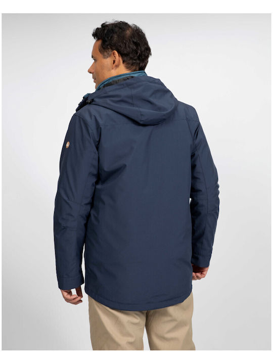 Life Line Keano Men's Winter Jacket Waterproof and Windproof Navy Blue