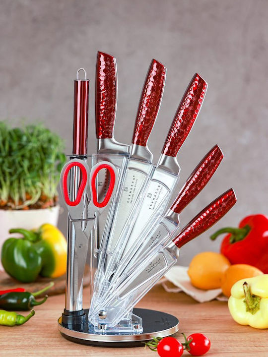 Edenberg Knife Set with Block from Stainless Steel 8pcs