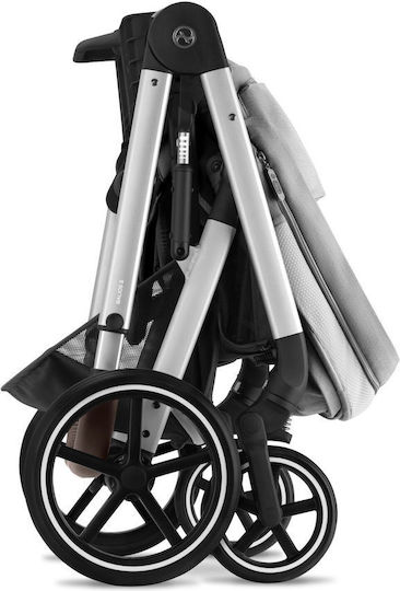 Cybex Balios S Lux Ρυθμιζόμενο Καρότσι Μωρού Kατάλληλο για Nεογέννητο Lava Grey 11.7kg
