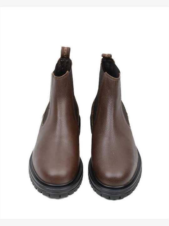 Alex 8 Leather Brown Chelsea Boots Anatomical