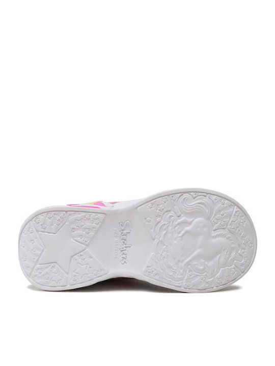 Magical Dreamer Kids Sneakers High with Scratch Pink
