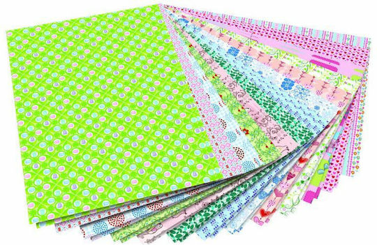 Folia Karton Romantisch in Blöcken 26 Blätter 24x34cm.