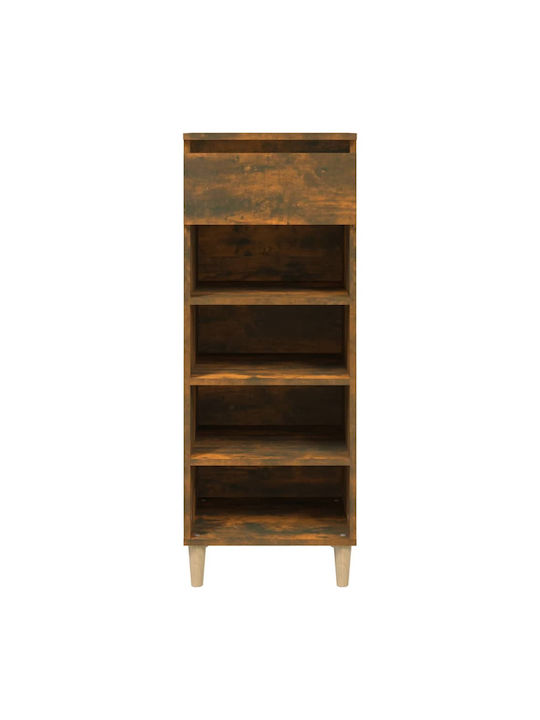 Suport pentru pantofi cu 4 Rafturi Galbenă L40xW36xH105cm