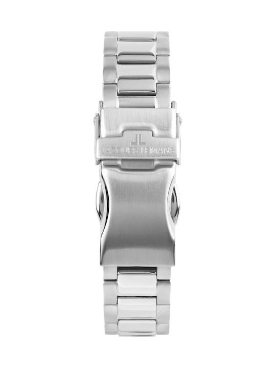 Jacques Lemans Derby Watch with Silver Metal Bracelet