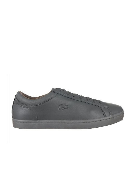 Lacoste Straightset 4 Srm Ανδρικά Sneakers Γκρι